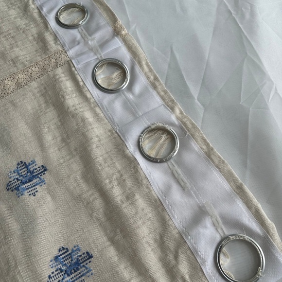 Handmade 7 pc.set (2 curtain panels bad spread - Picture 2 of 10